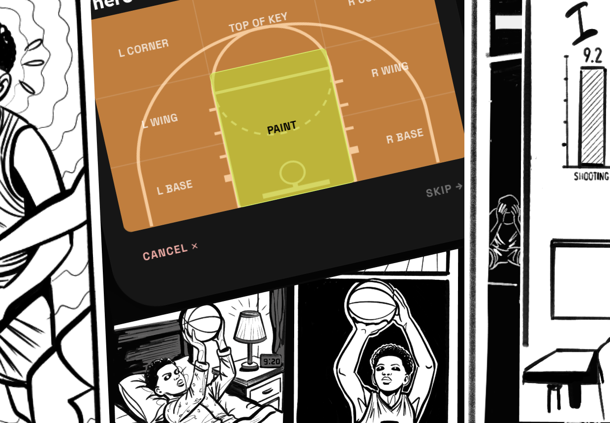 Shot zone picker